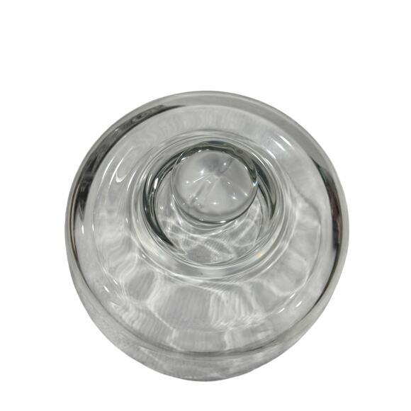 Pfaltzgraff Tea Rose Cheese Cracker Cloche Glass Dome Lid 90s Country Kitchen - Picture 5 of 13